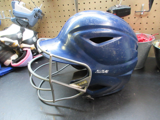 Load image into Gallery viewer, Used All-Star System Seven Batting Helmet W/ Faceguard - 6 1/2 - 7  3/4
