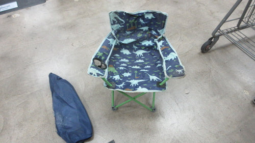 Used Camping Youth Chair Green/Blue