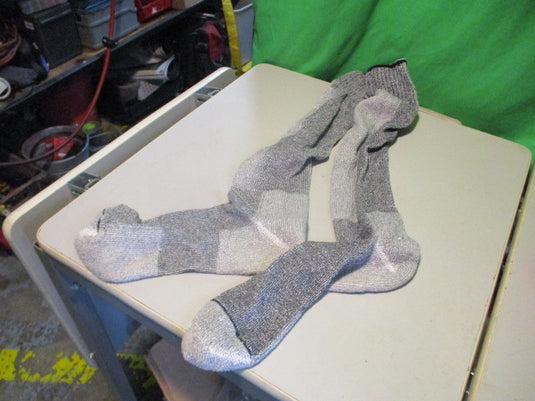 Used Gray Winter Socks