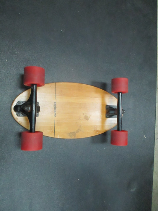 Used Eggboards Street Red Cruiser Skateboard  Smooth Rides Without the Bulk