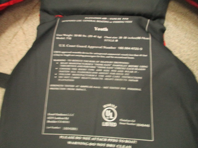 Load image into Gallery viewer, Used X2 Youth Red Life Vest - 50-90lbs
