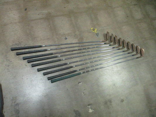 Used Bob Toski beryllium copper heads IRON SET 3-PW SW RH steel haft