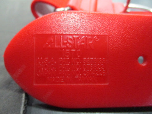 Used All Star Red Adult Baseball Belt