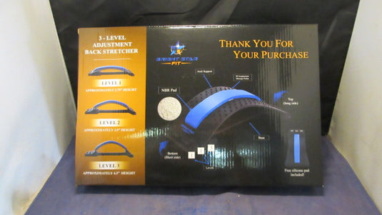 Brightstar Fit 3 Level Adjustable Back Stretcher - Still in Box