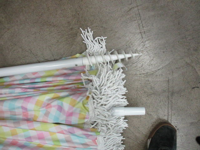 Load image into Gallery viewer, Used Stoney Clover 6Ft Sand Umbrella with ground Stake
