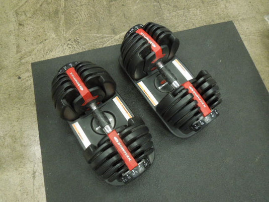 Used BowFlex SelectTech 552 52.5lb Adjustable Dumbbell Set