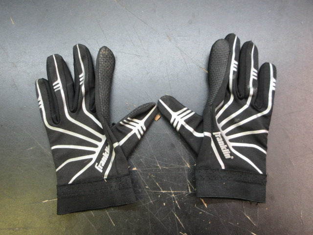 Load image into Gallery viewer, Used Franklin Football Receiving Gloves - Size Youth Medium
