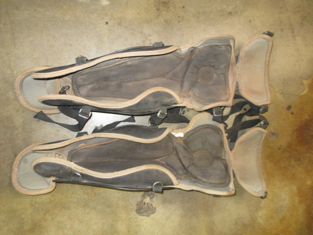 Load image into Gallery viewer, Used All-Star Catchers Shin Guards - 9-12
