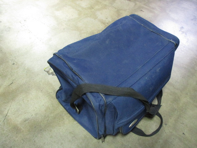 Load image into Gallery viewer, Used Samsonite Navy Duffel Bag
