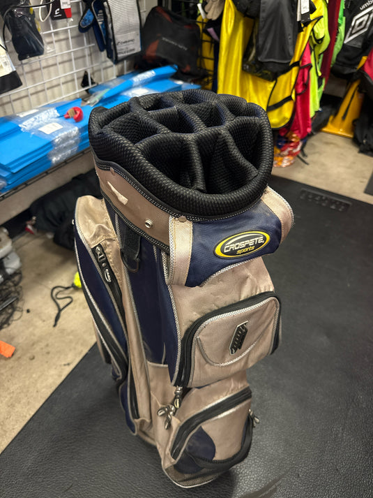 Used Crospete Sports 14 Way Divided Golf Cart Bag