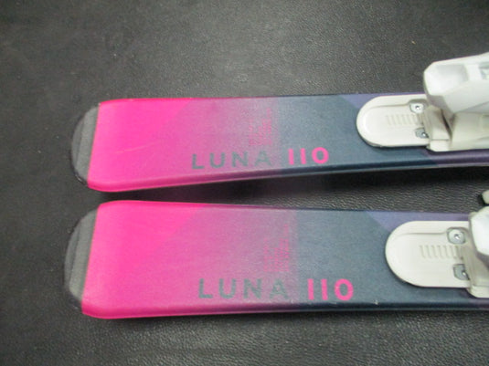 Used Axis Luna 100cm Downhill Skis W/ JRS Bindings