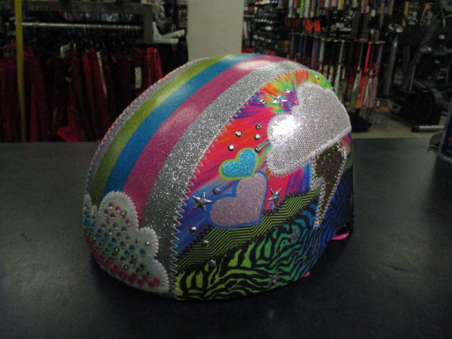Load image into Gallery viewer, Used Raskullz Sparkles Youth Bicycle Helmet
