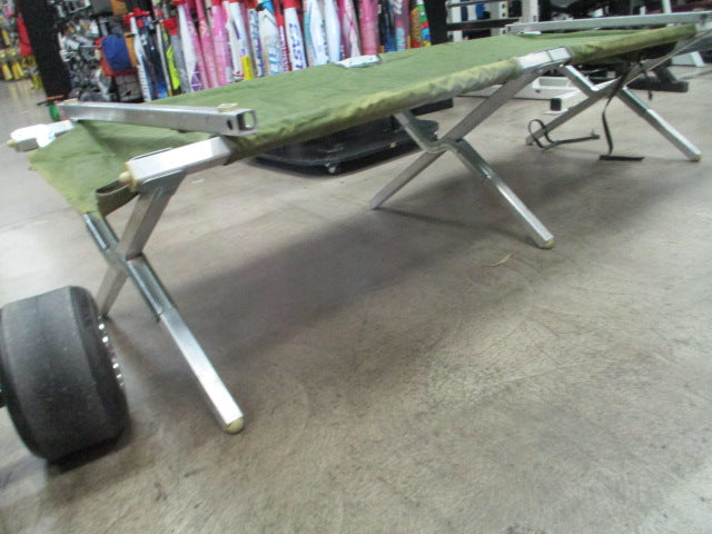 Load image into Gallery viewer, Used Military style aluminum Cot

