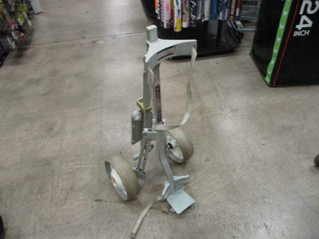Load image into Gallery viewer, Used Pro Kennex Ultra Light Folding Push Cart - Straps Are Worn
