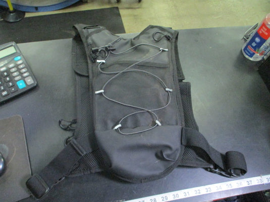 Used Tactical Running Chest Bag with Hydration Bladder Pocket