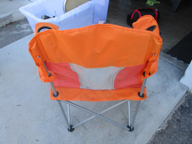 Load image into Gallery viewer, Used Mesh Orange Camping Chair
