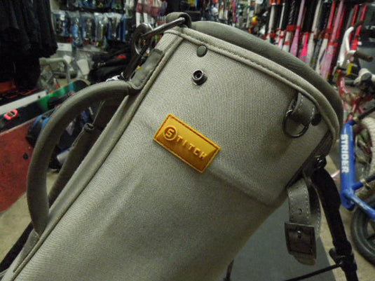 Used Stitch MIY SL1 Golf Stand Bag Broken Zipper