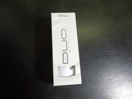 Wilson Duo Soft 3 White NFL Jets Branded Golf Balls