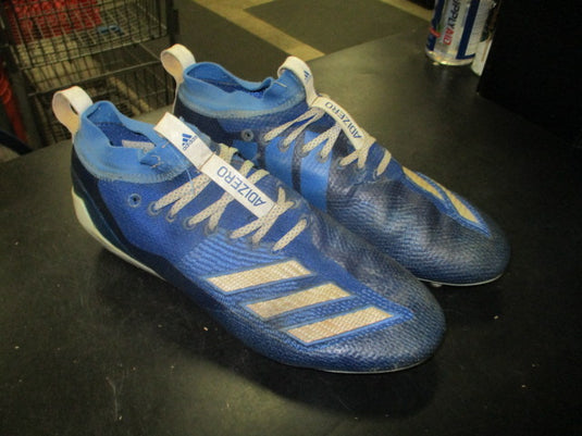 Used Adidas Adizero 8 Soccer Cleat in Blue Size 11