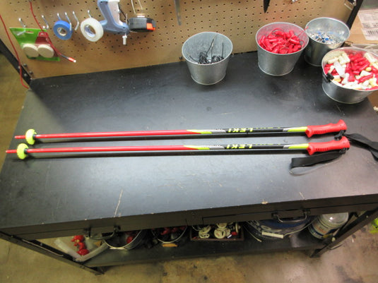 Used Leki Racing Kids Ski Poles - 105cm
