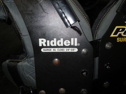 Used Riddell Surge Football Shoulder Pads W/ Back Plate - Size XL