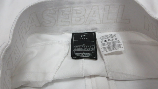 Load image into Gallery viewer, Used Nike Vapor Youth Large White Open Bottom Baseball Pants
