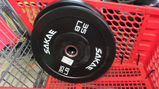 New CAP Olympic 35lb Rubber Bumper Plate