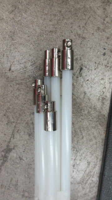Load image into Gallery viewer, Used Chimney Cleaning Brush Whip Cleaner Rotary System Drill Powered
