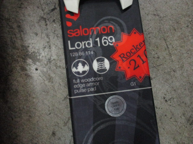 Load image into Gallery viewer, Used Salomon Lord 169cm Rocker Skis w/ Marker Bindings

