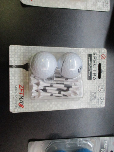 Zero Friction Spectra Distance Pack Golf Balls 2 QTY & 2 3/4