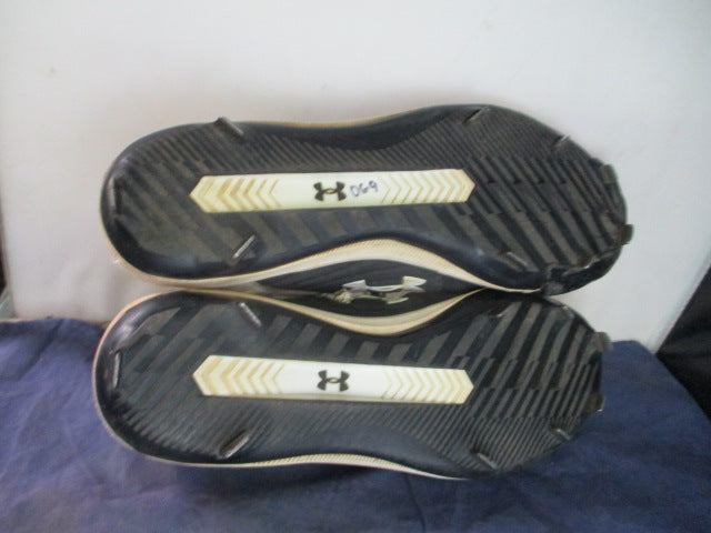 Load image into Gallery viewer, Used Under Armour Yard Low Metal Cleats Adult Size 13 - Pitcher&#39;s Toe - worn
