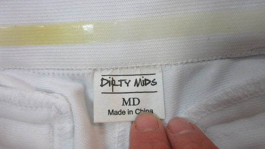 Used Dirty Mids Youth Medium Open Bottom Baseball Pants