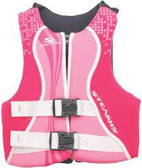 New Stearns Hydroprene Life Jacket 50-90lbs Pink