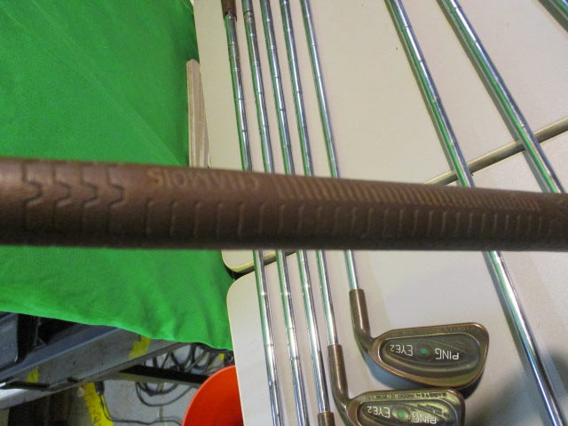 Load image into Gallery viewer, Used Ping EYE 2 Green Dot RH Beryllium IRON SET 2-PW-SW Matching Serial
