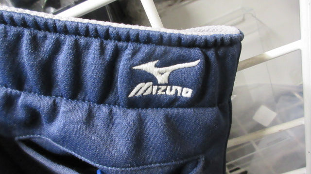 Load image into Gallery viewer, Used Mizuno Elastic Bottom Softball Pants Adult Size Navy - wear
