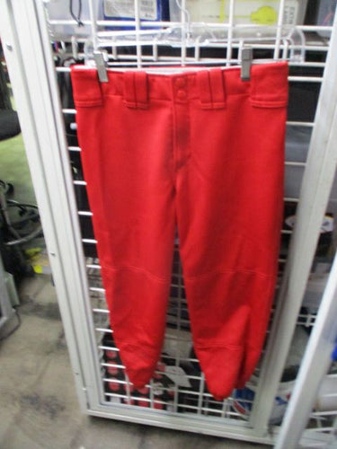 Used Mizuno Elastic Bottom Softball Pants Adult Size Small