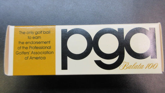 Vintage PGA Balata 100 Golf Balls Set Of 3