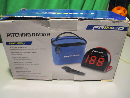 Used Primed Pitching Radar W/ Carry Bag