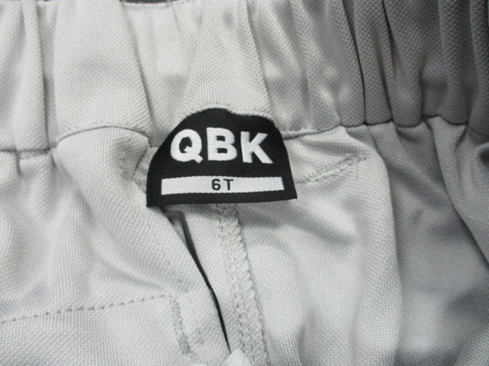 Used QBK Open Bottom Size 6T Baseball Pants