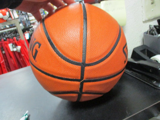 Used Spalding Never Flat 28.5 Basketball