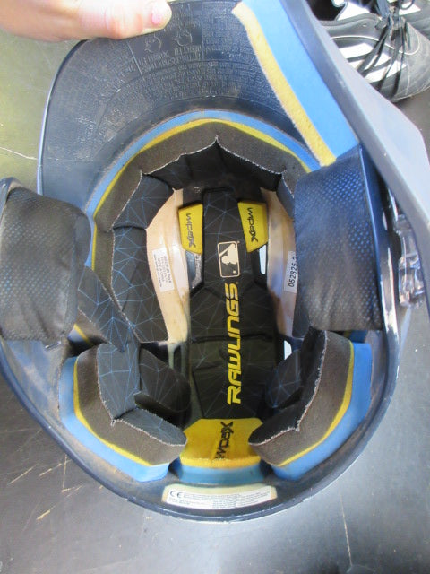 Load image into Gallery viewer, Used Rawlings Mach Carbon Baseball Batting Helmet  - 6 3/8 - 7 1/8
