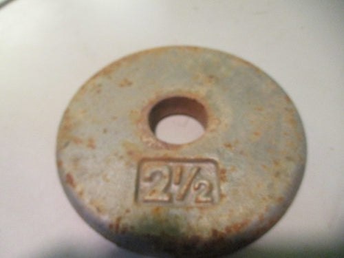 Used Standard 2.5LB Weight Plate