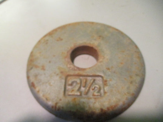 Used Standard 2.5LB Weight Plate