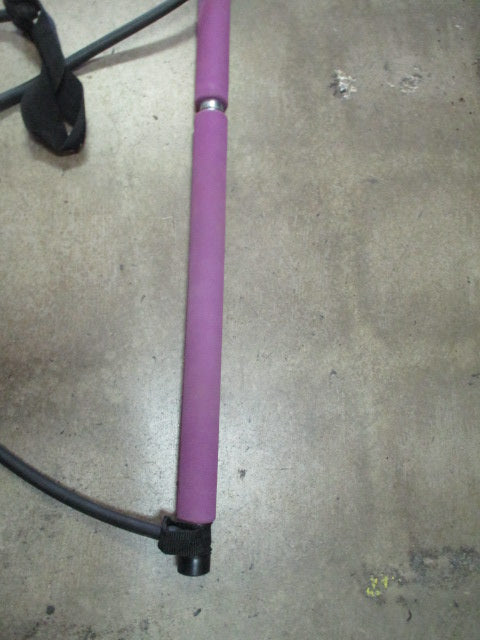 Used Pilates Stick With Resistance Bands