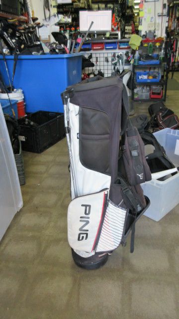 Load image into Gallery viewer, Used Ping E2 Enhanced Ergonomics Golf Stand Bag w/ Carry Strap - wear
