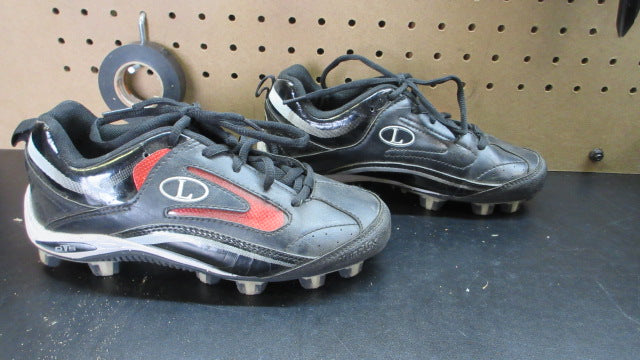 Load image into Gallery viewer, Used Louisville Slugger DTS Baseball Shoes Cleats - Size Youth 3
