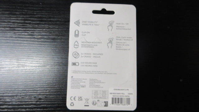 Load image into Gallery viewer, New Nathan Strobelight 2 Pack 8 Lumens
