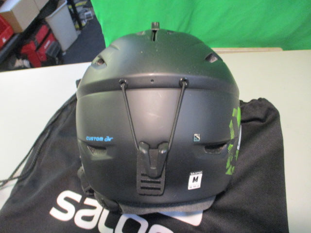 Load image into Gallery viewer, Used Salomon 56-59cm Medium Black Snow helmet (Air Bladder Not Working)
