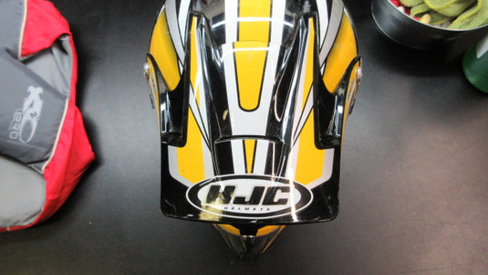 Used HJC Helmets AVS CL-X 4C Fuel Motorcross Helmet - Youth L/XL