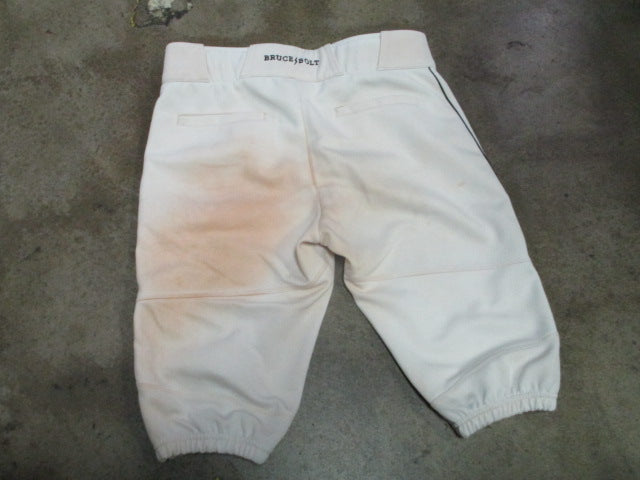 Load image into Gallery viewer, Used Bruce Bolt Baseball Shorts in White and Maroon Size Small
